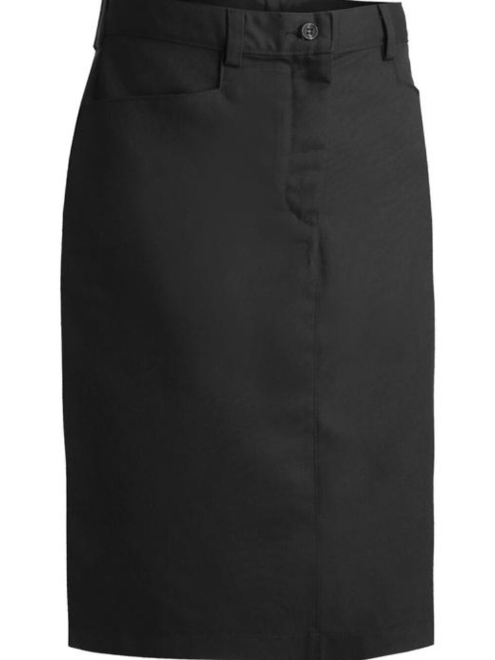 Edwards Garment 9711 - Women's Chino Skirt - Black